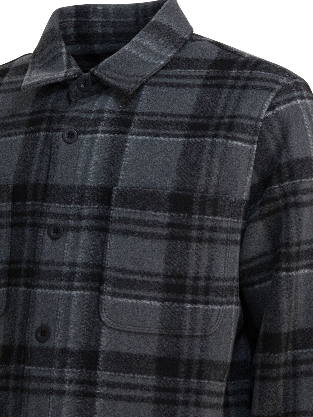 Vince Check Overshirt Jacket Jackets and Coats - Grey | 95c310276dac6b5802c0ea91315ae2daefb01693