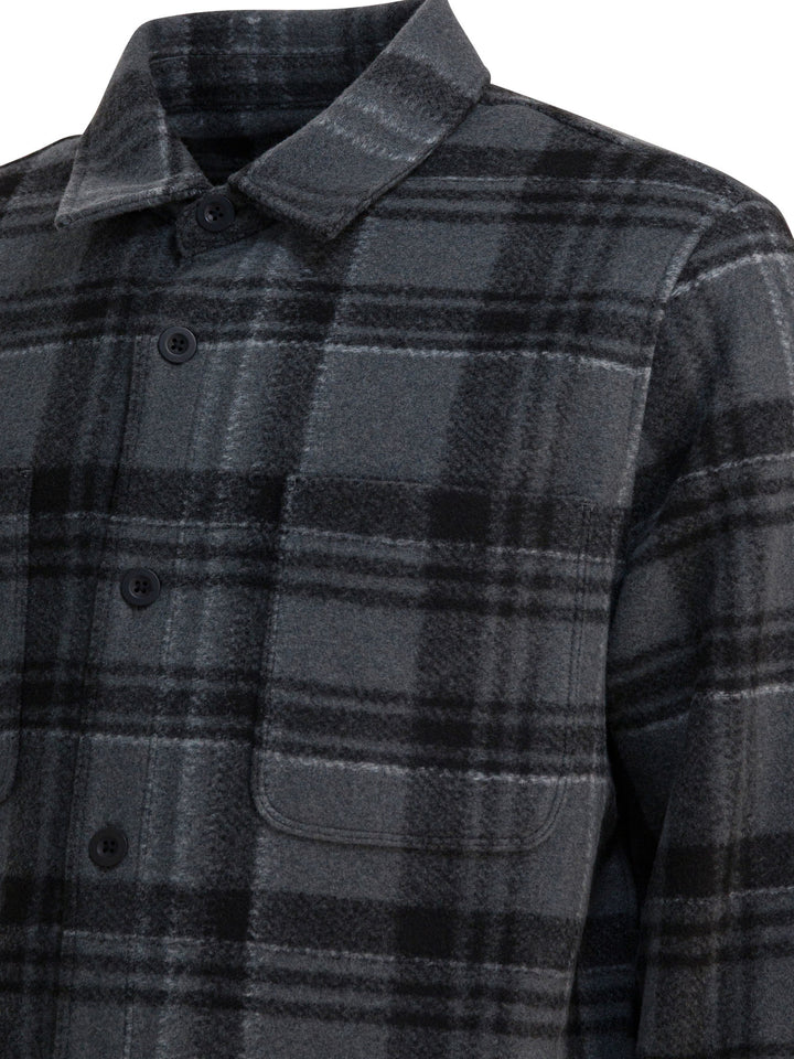 Vince Check Overshirt Jacket Jackets and Coats - Grey | 95c310276dac6b5802c0ea91315ae2daefb01693