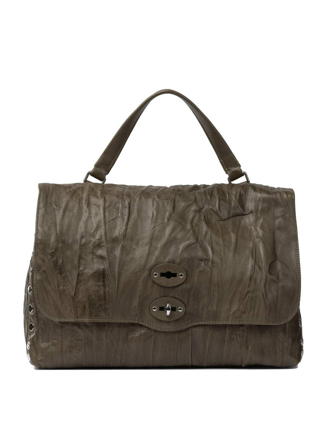Zanellato Postina® Pleated Handbags - Green | 261ec31039da2e6721df432647a88b3ef65284a8