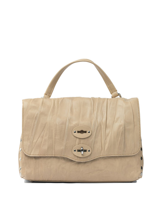Postina Plissé Handbags Beige