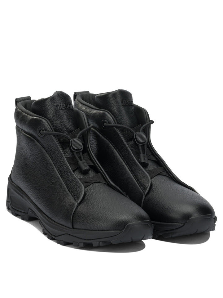 Zegna  Ankle Boots - Black | 9339a9ddc7ede1a2510810a56c9d908941bceab0