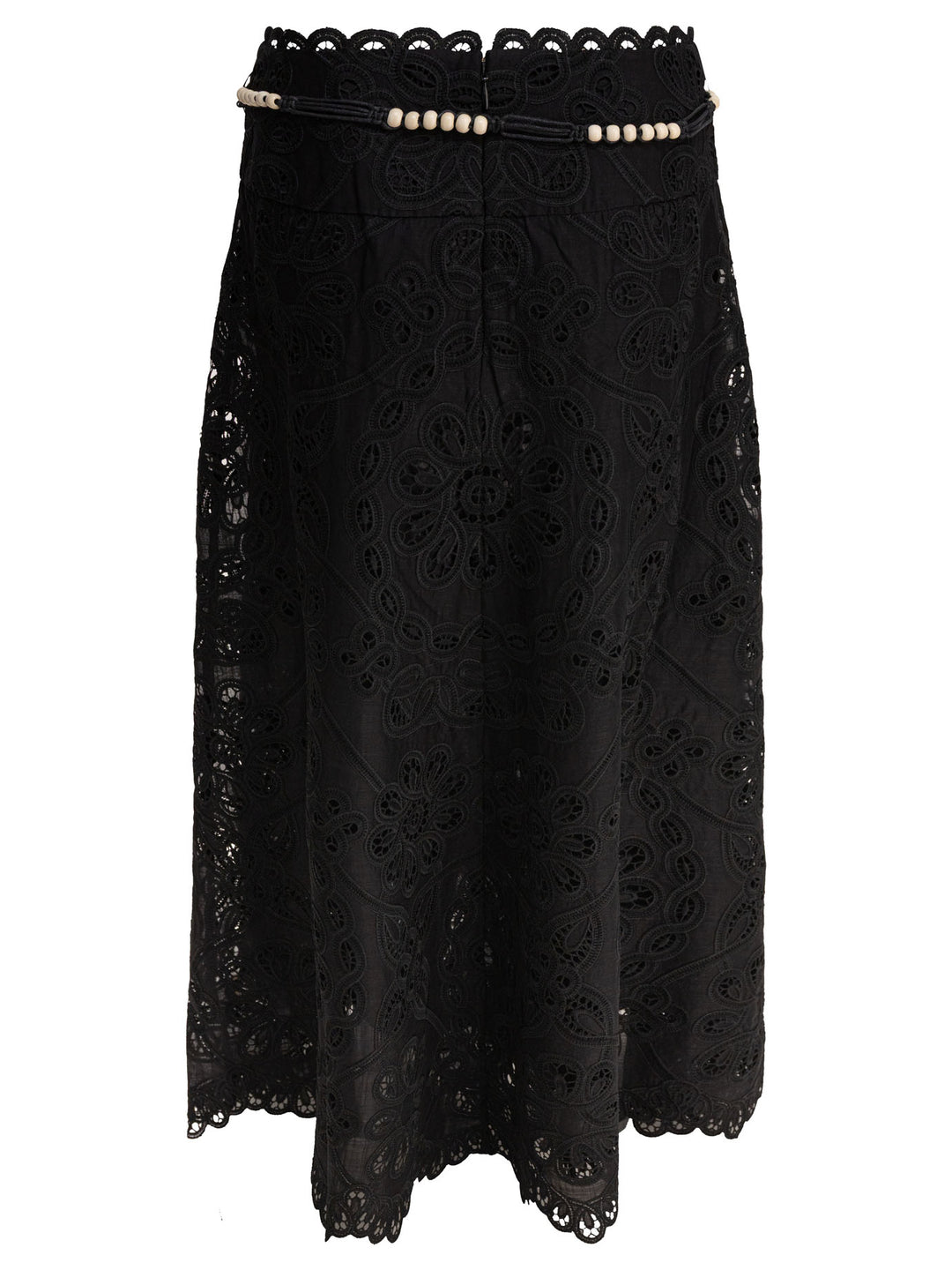 Zimmermann Rhiannon Embroidered Skirt Skirts - Black | d5e25774ae302c08beb1c81997716b9f91e86a1d