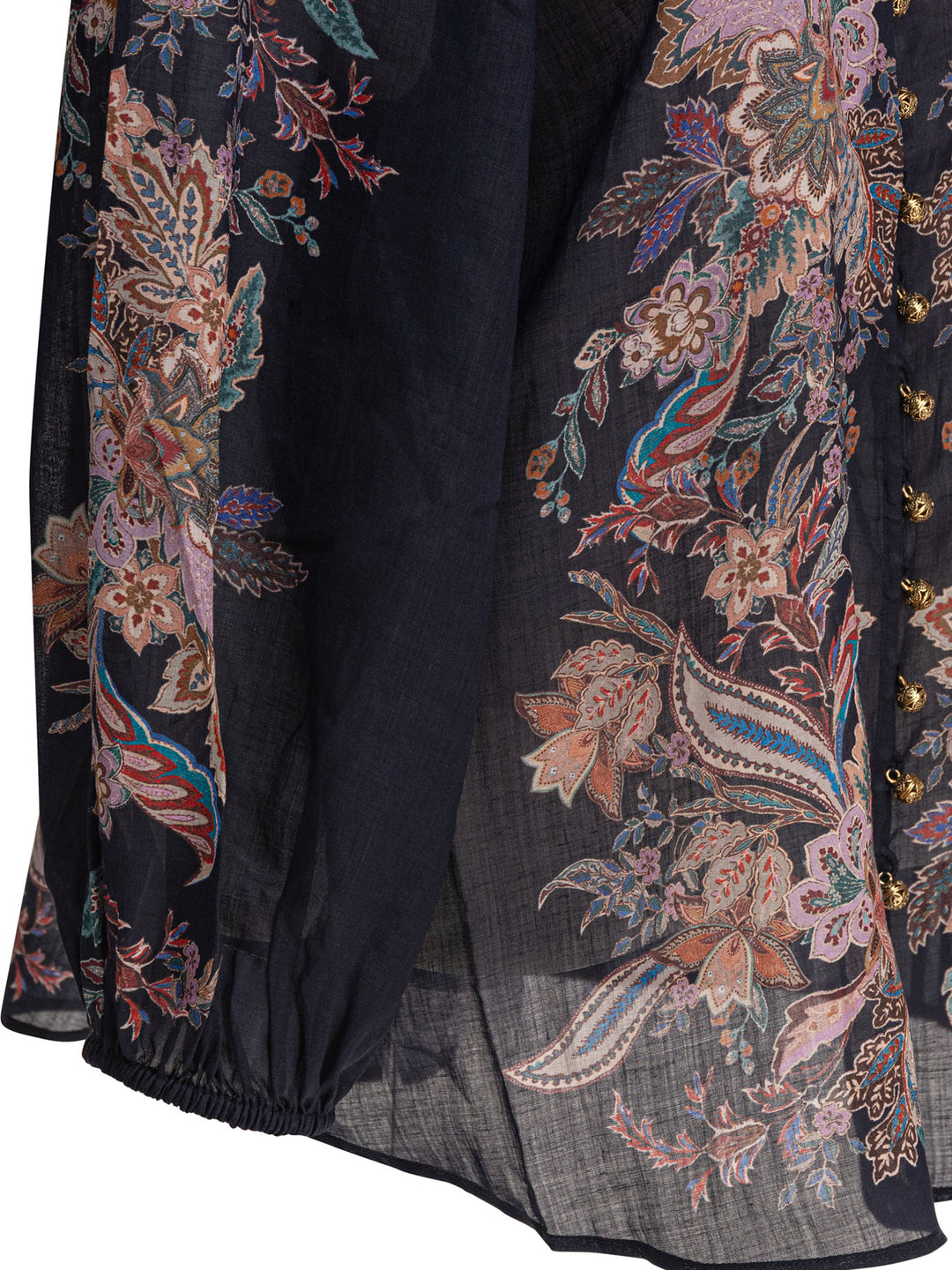 Zimmermann Rhiannon Billow Blouse Shirts - Blue | a505721e13aa4f2ca4a510955a4c29325a8252ed