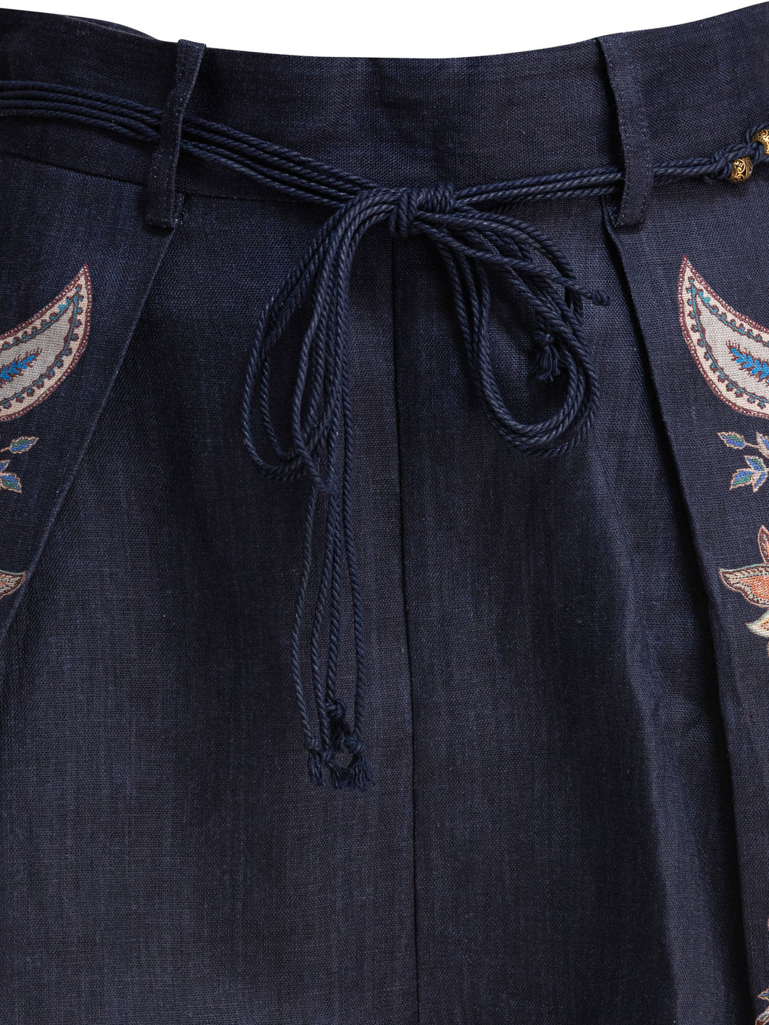 Zimmermann Rhiannon Tuck Short Shorts - Blue | d91459177491f9f521681cc1113906e703f2fe36