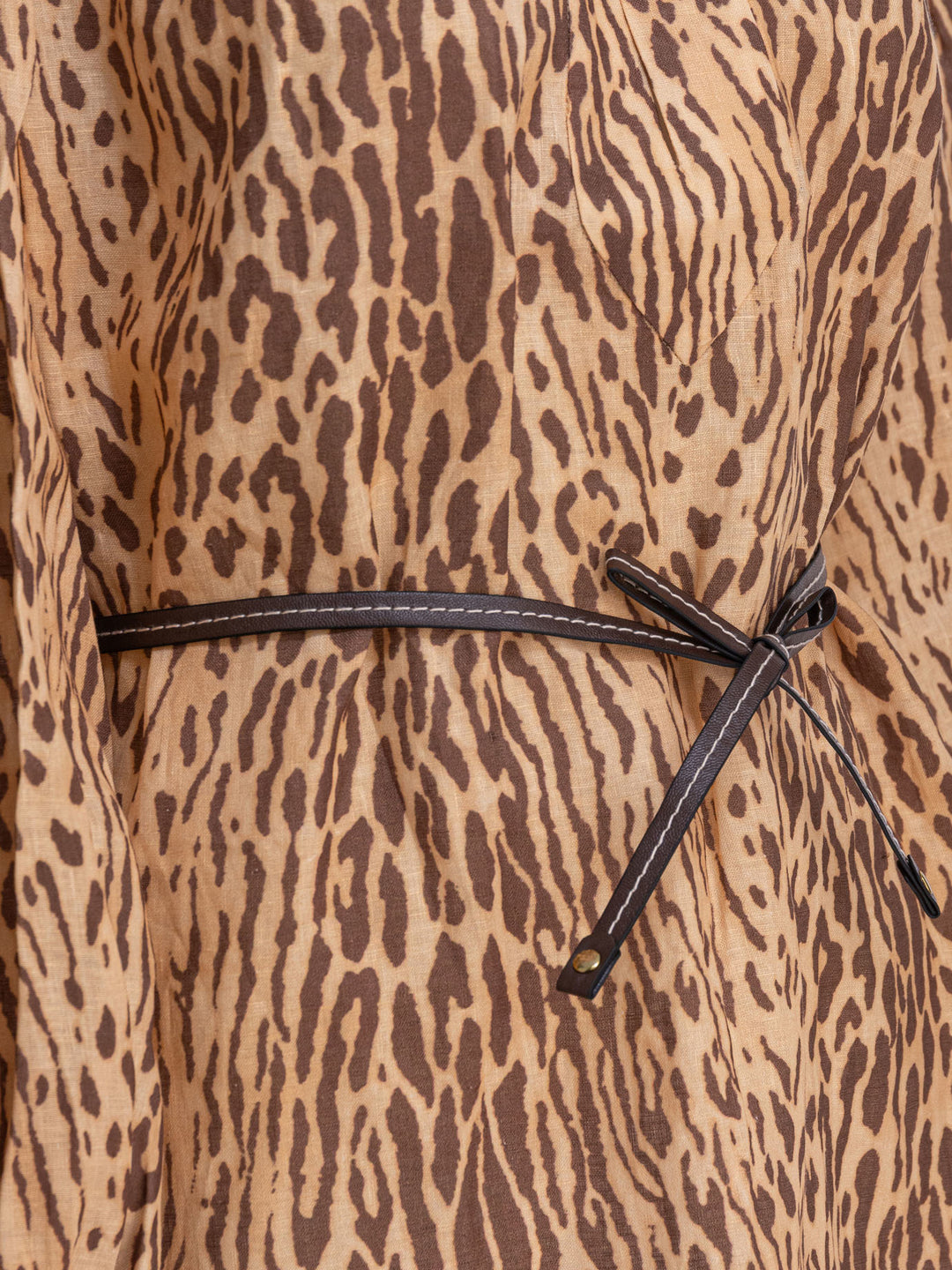 Zimmermann Cascadian Tunic Dress Dresses - Brown | 8de6503368be97cd01897e97284e3aa46c7d551a