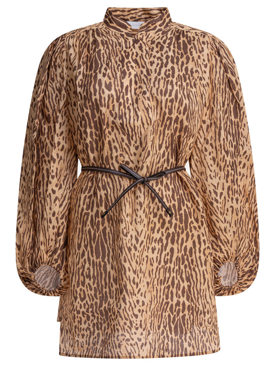 Cascadian Tunic Dress Dresses Brown