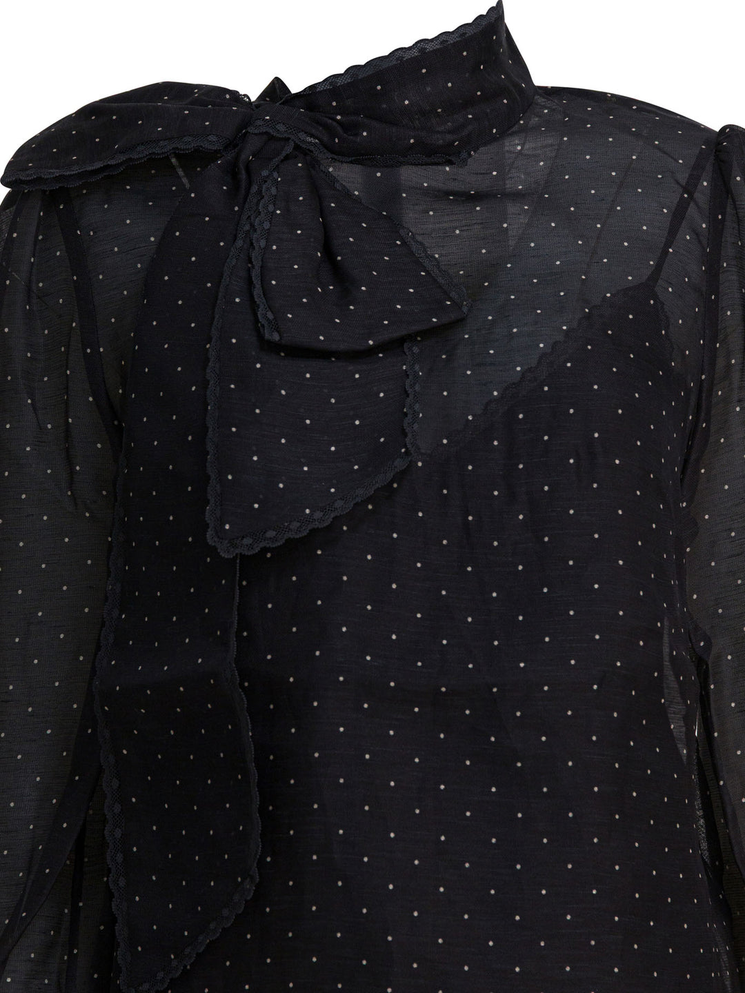 Zimmermann Lavallière Dream Shirts - Black | 6b1a91f86837e7568ace06a95c875745f83f29c8