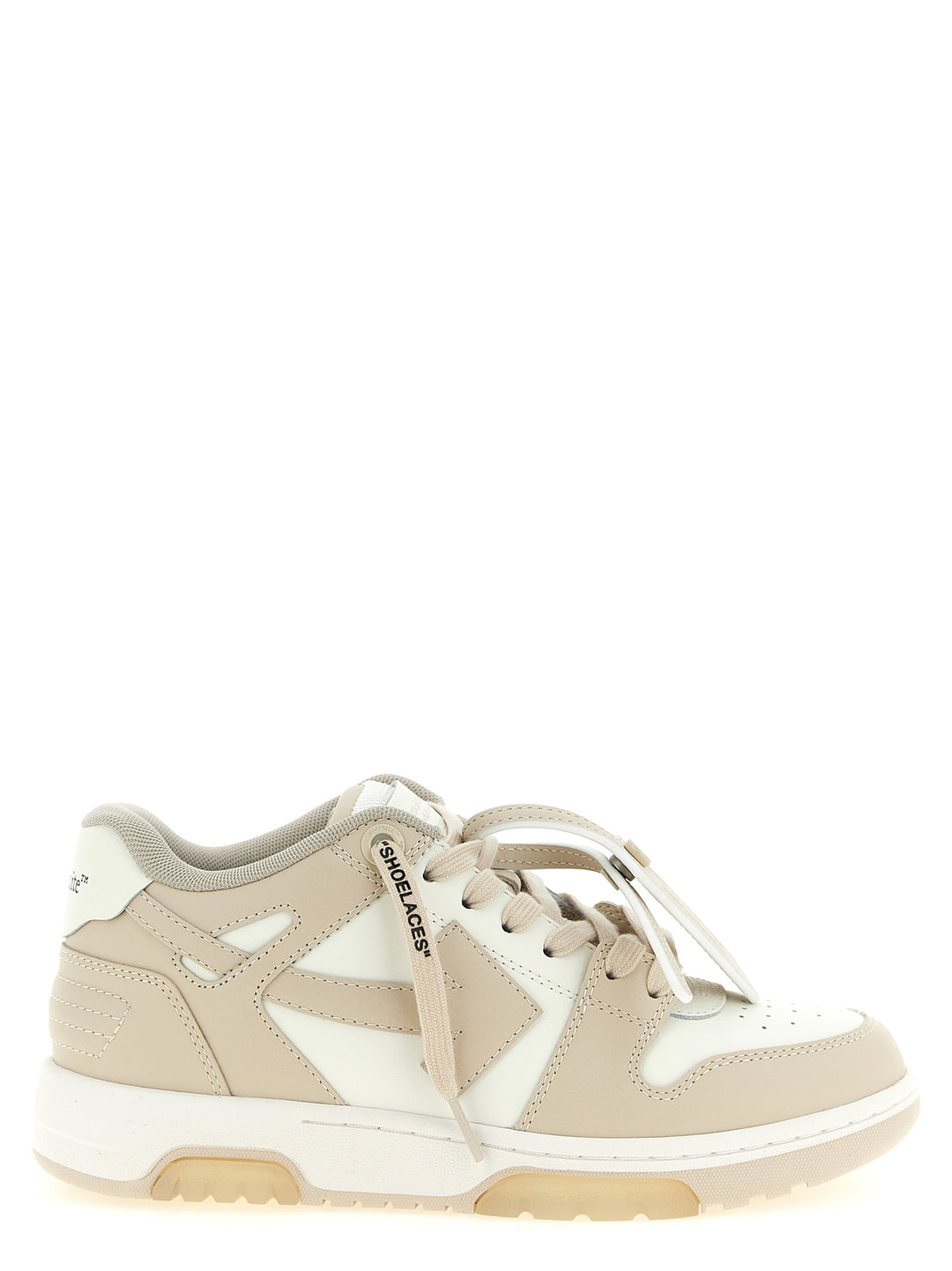 Off-White Out Of Office Sneakers - Beige | 8740949712c3cb768c002a376cd4291cffab0d74