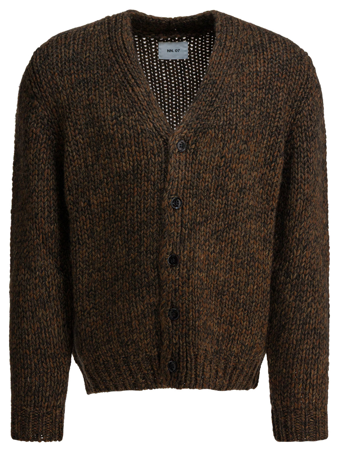 Nn.07 Osky Knitwear - Brown | e220408c988f2e162010c9f97a26b0534be25046