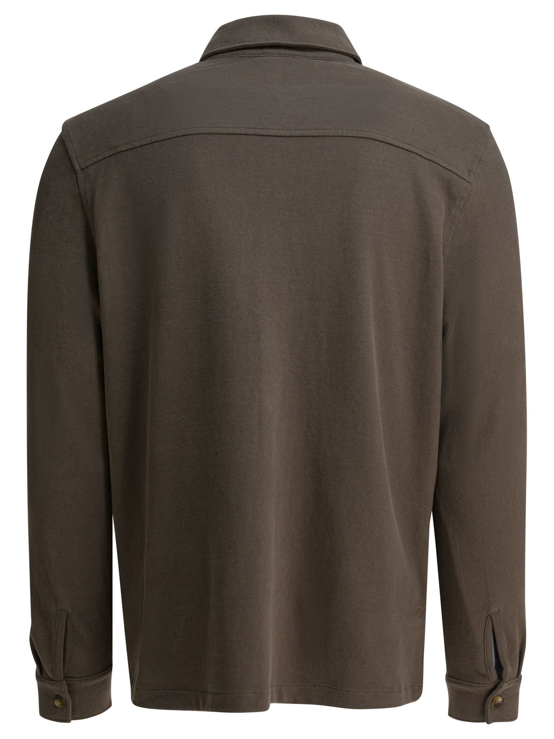 Vince Cotton Suede Overshirt Jacket Jackets and Coats - Brown | ff90a54d3dba805645cd6592a1b0ac0b7856612c