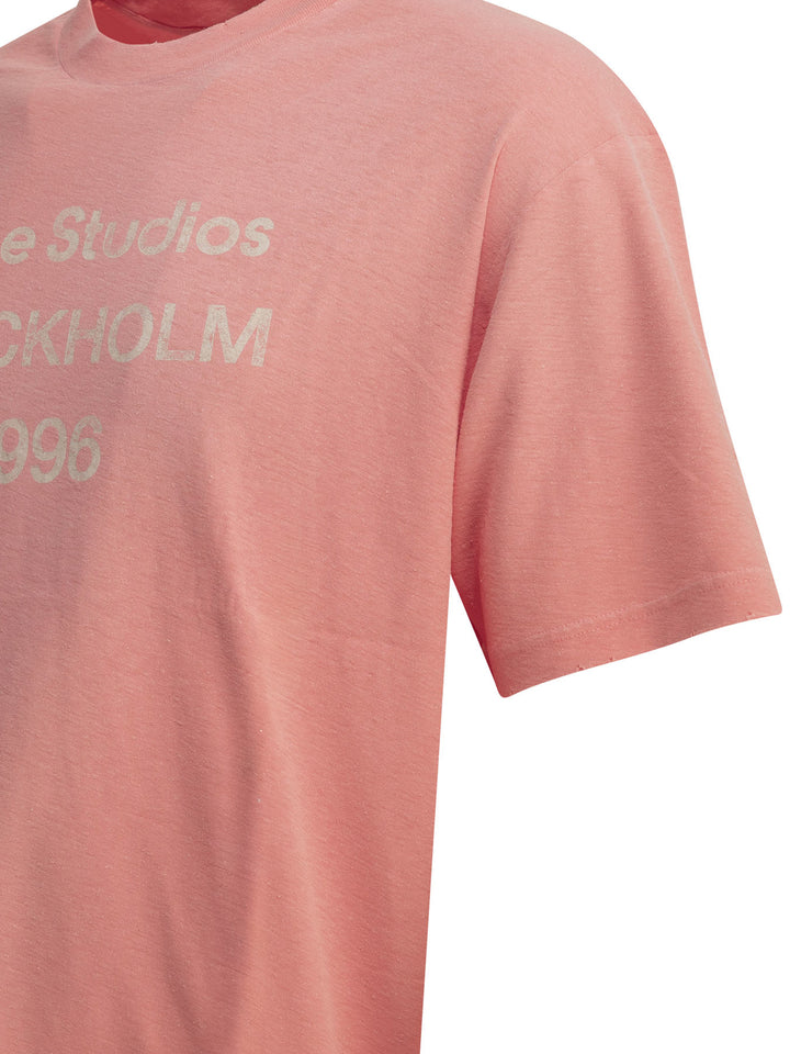 Acne Studios  T-shirts - Pink | 56602407b49a0c47c28630d0d4a4ff6d0564c870