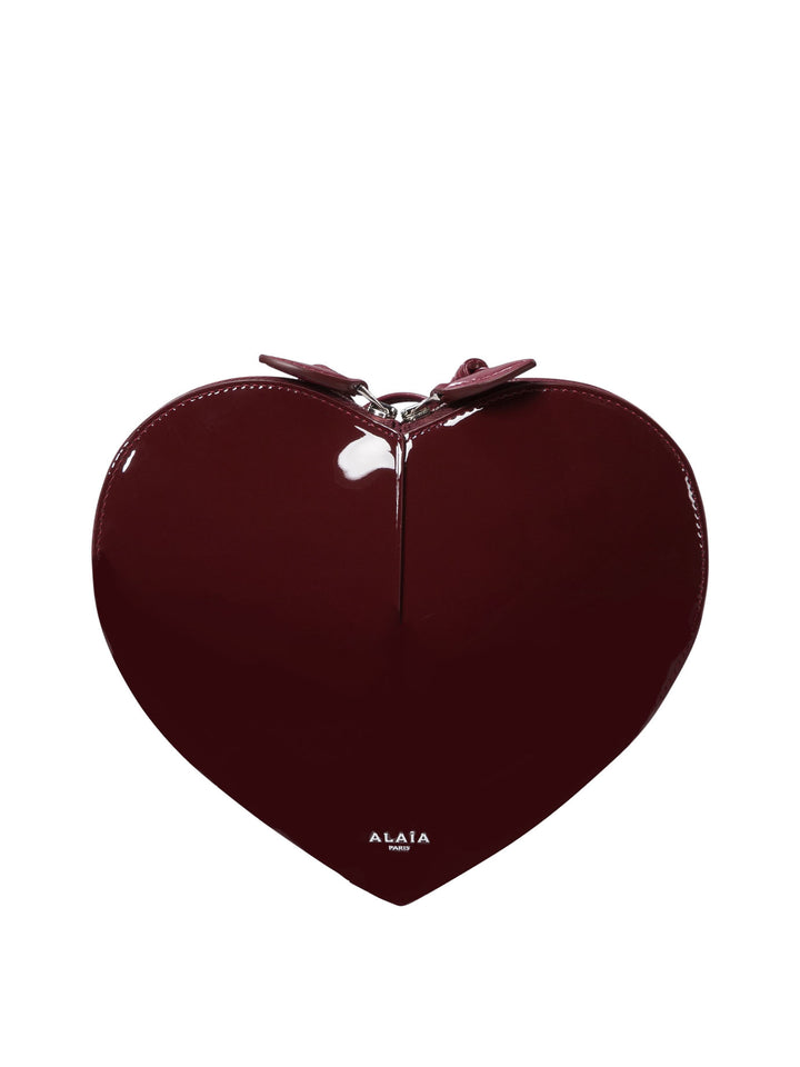 AlaïA Le Cœur Crossbody Bags - Bordeaux | 202ba386d42325ff227fc82290c61bd7c4231624
