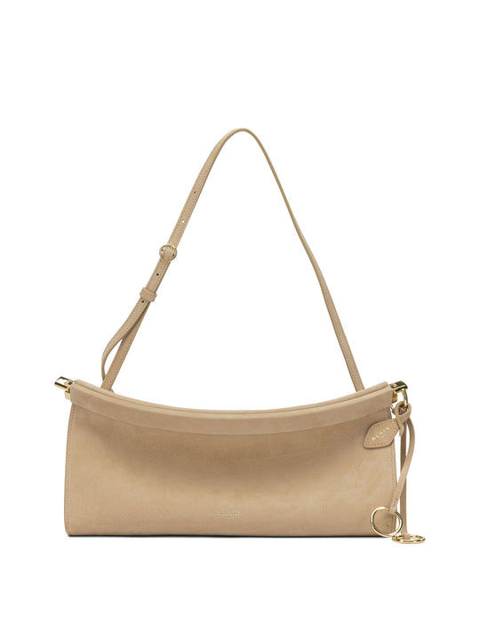 Le Click East West Shoulder Bags Beige