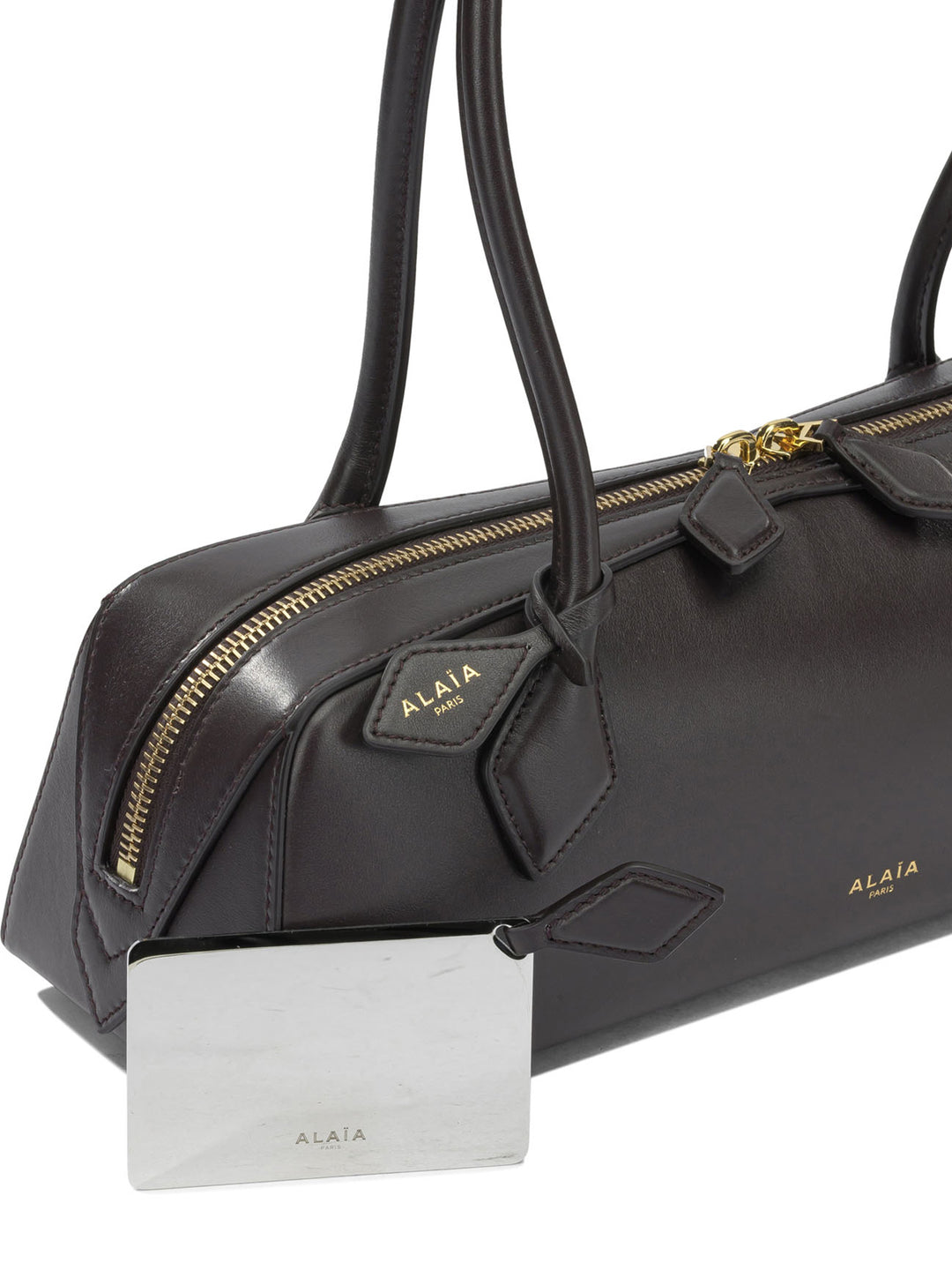 AlaïA Le Teckel Shoulder Bags - Brown | 15c38107a77dfeb5b59d8cb9da7257d3e093b155