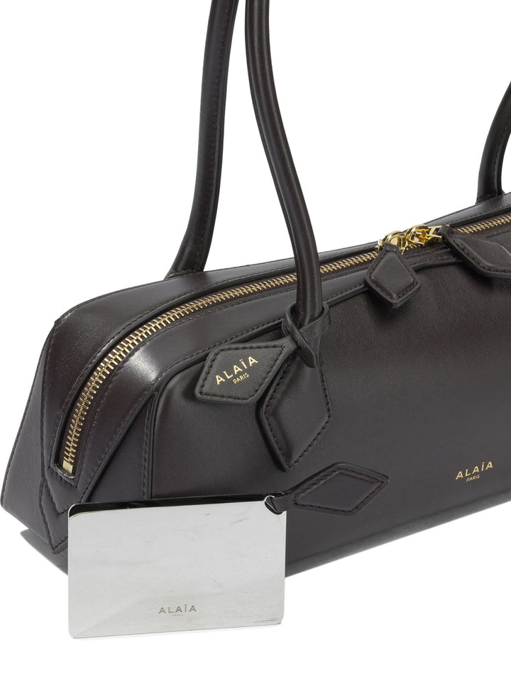 AlaïA Le Teckel Shoulder Bags - Brown | 15c38107a77dfeb5b59d8cb9da7257d3e093b155