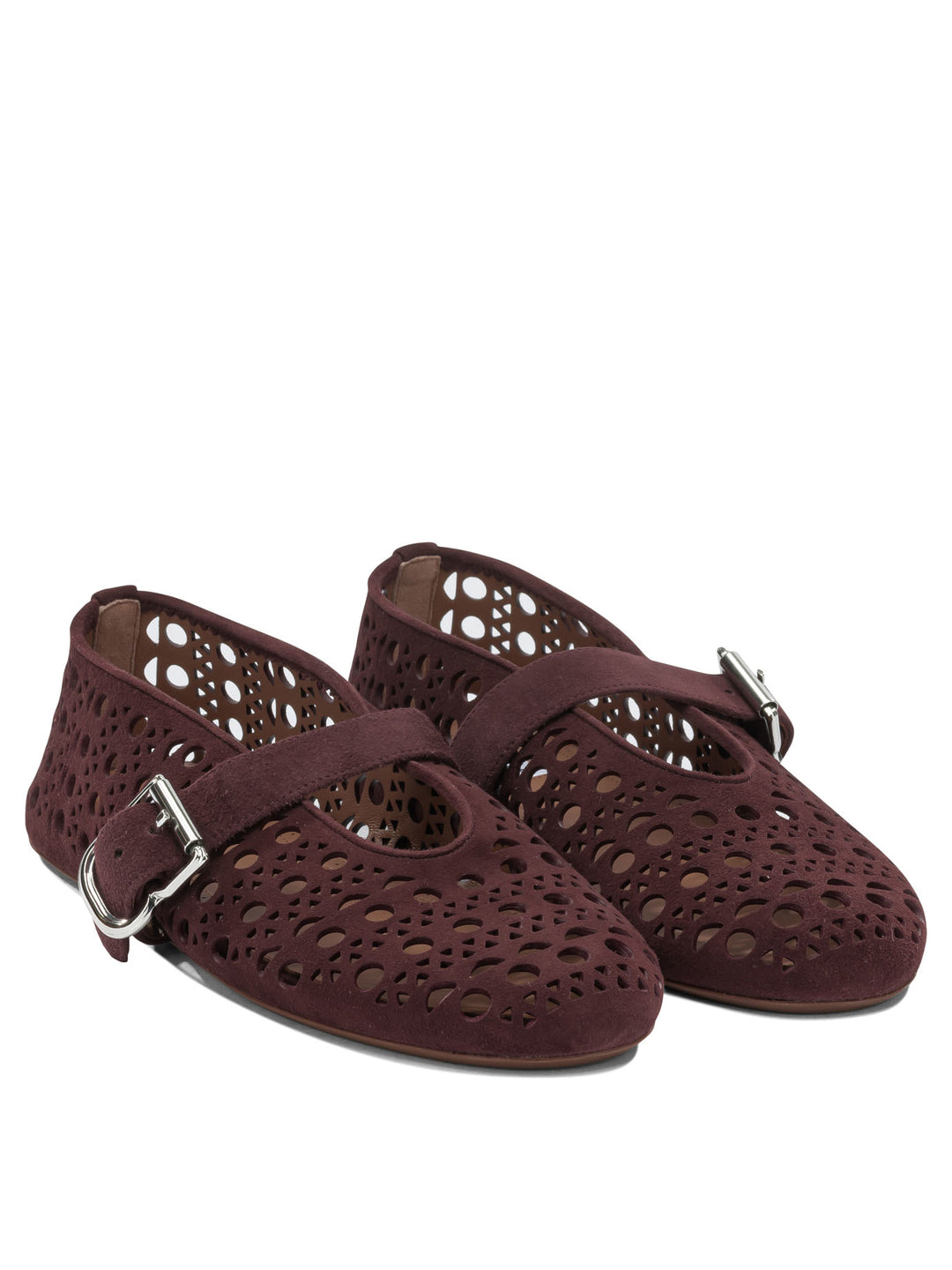 AlaïA Vienne Ballerinas - Bordeaux | fd2556c45a75233c5c7c98729d2664fd6938a646