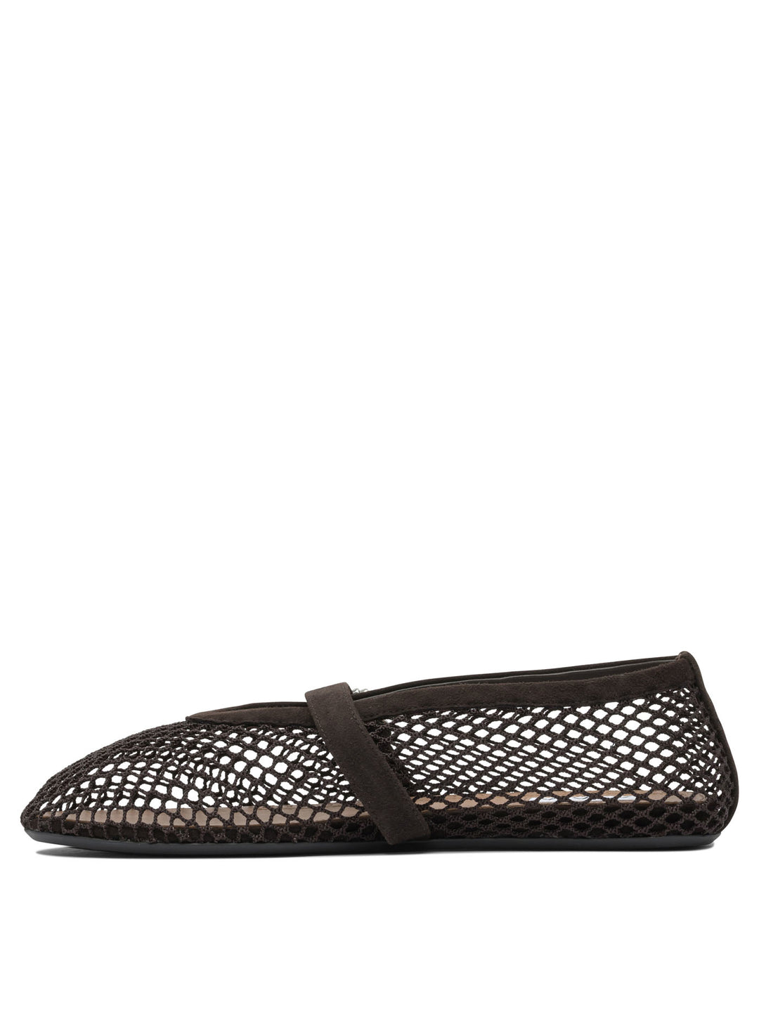 AlaïA Mary Jane Mesh Ballet Flats Ballerinas - Brown | 09314a96555baab6ee08356a16a9fe5f12bde249