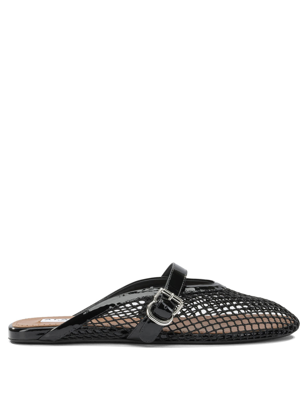 AlaïA Mesh Mules Sandals - Black | ccc727b312a460393517f8e8dbfbcbec21284b0e
