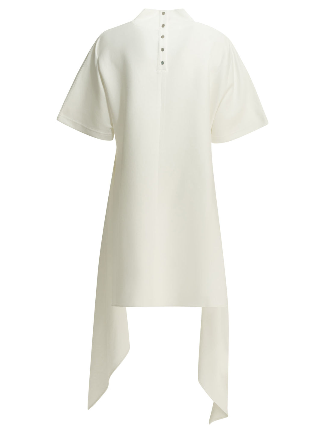 AlaïA Asymmetrical Mock Neck T-Shirt T-shirts - White | 747b7793bc11da4a624001d87c2ef4588e7f7215