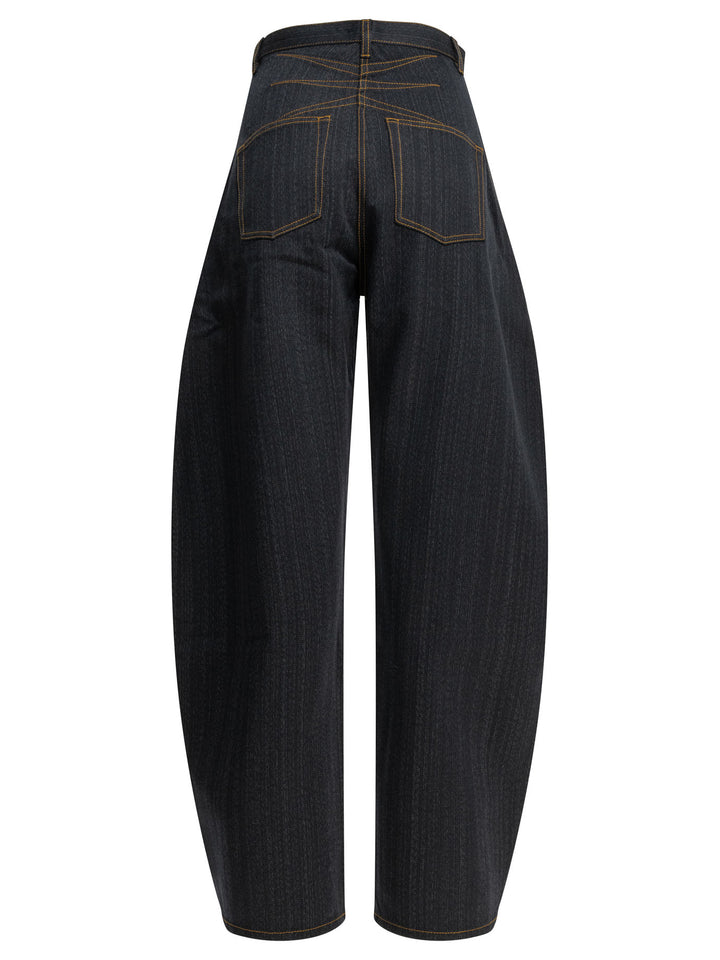 AlaïA Round Jeans - Blue | abe3467868bfbe99327d2b19fdcd2ae9acd24bfc