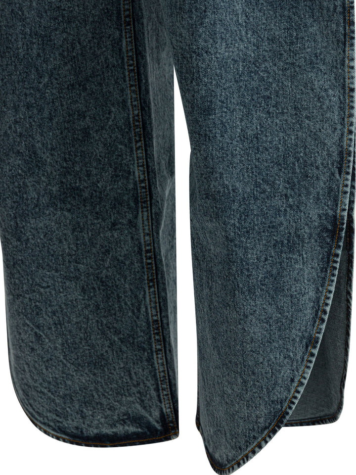 AlaïA Wide Leg Jeans - Blue | 74b463ff2e99c71e64121502ad93769adb9af009