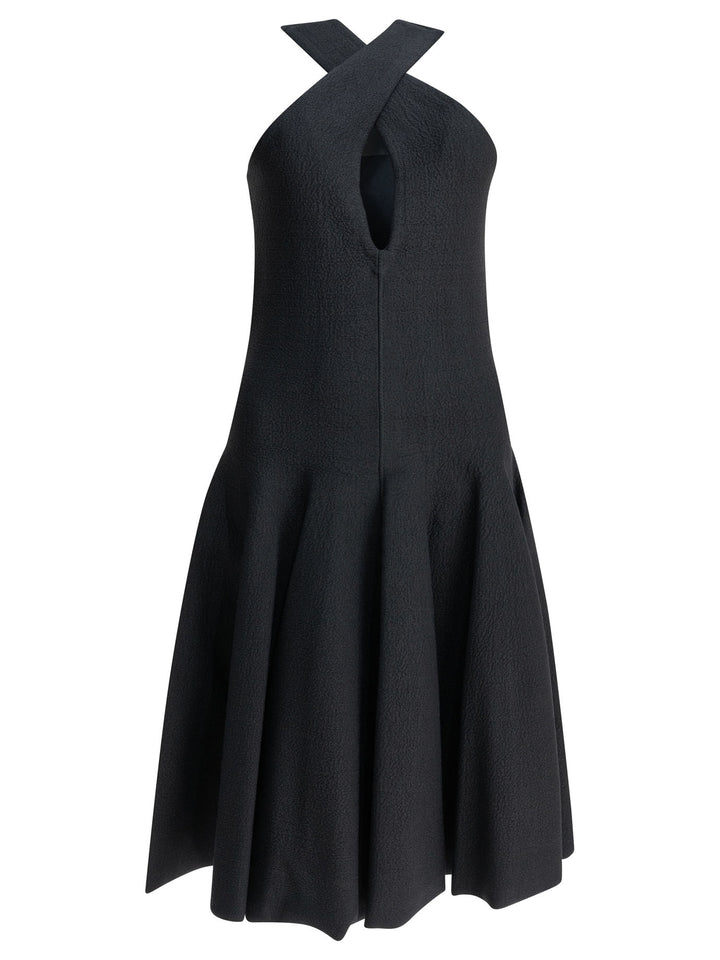 AlaïA Short Flared Dress Dresses - Blue | 750c20591ace98d5a55e71baba7098c61fe6b56d