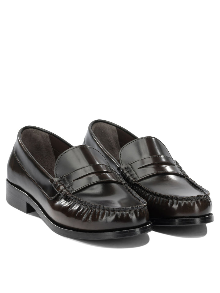 Alohas Rivet Loafers & Slippers - Brown | a7458c394e1f9db57a2258e57637c74985f03377
