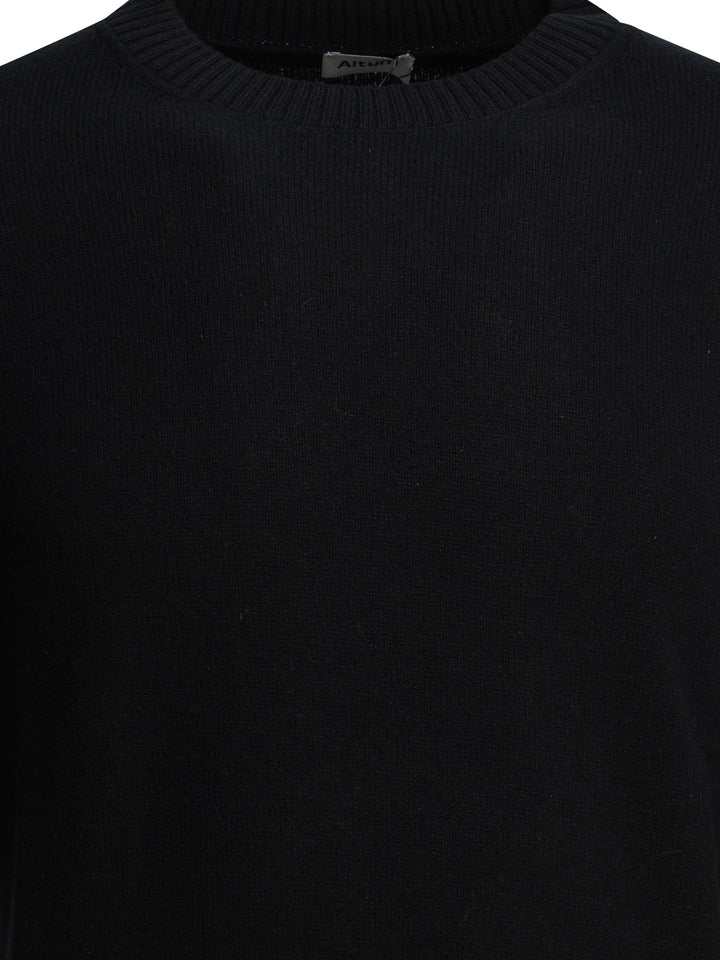 Altum Cashmere Crew-Neck Sweater Knitwear - Blue | 926a54d448f74ae3ec7e96bdac68174f1f00128b