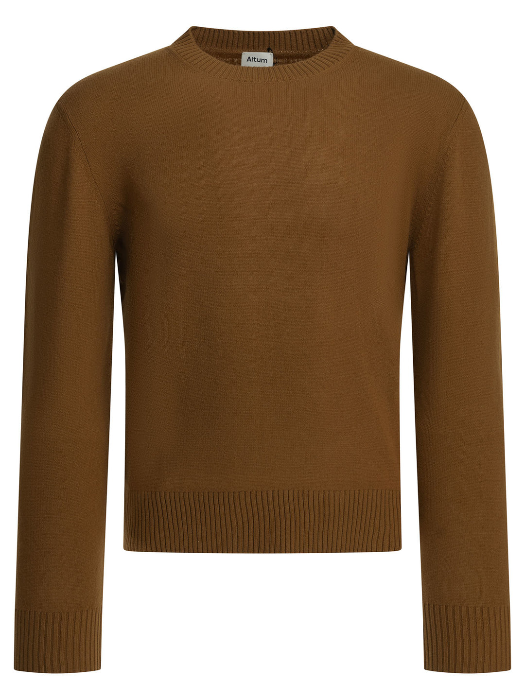 Altum Cashmere Crew-Neck Sweater Knitwear - Brown | d55970a0520ce3e386464439af2b3e754aa4f536