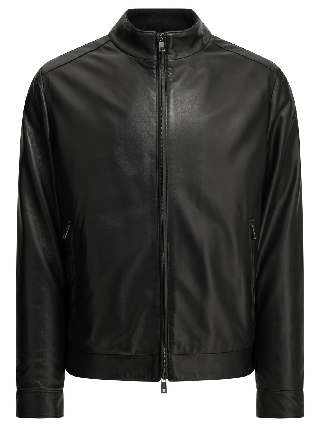 Altum Padded Leather Jacket Jackets and Coats - Black | 54486fe9cc3a23d6cb596ea3452cab99ca143d9b