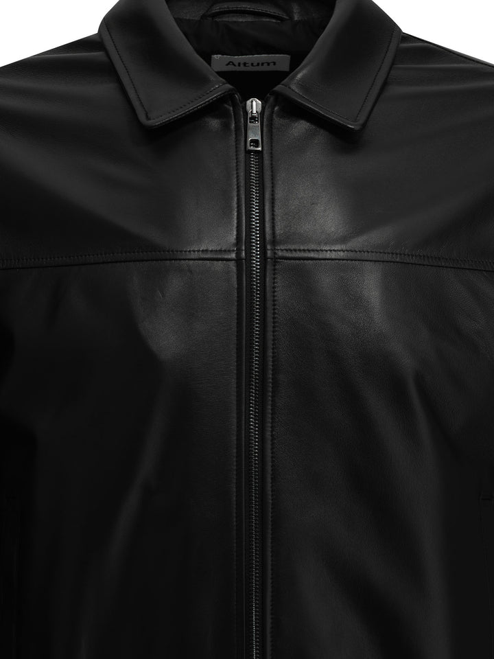 Altum Nappa Leather Jacket Jackets and Coats - Black | d270957e92a436187b5eeddf8acd9a16359204b7
