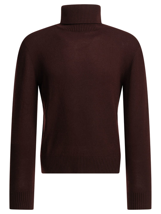 Cashmere Turtleneck Sweater Knitwear Bordeaux