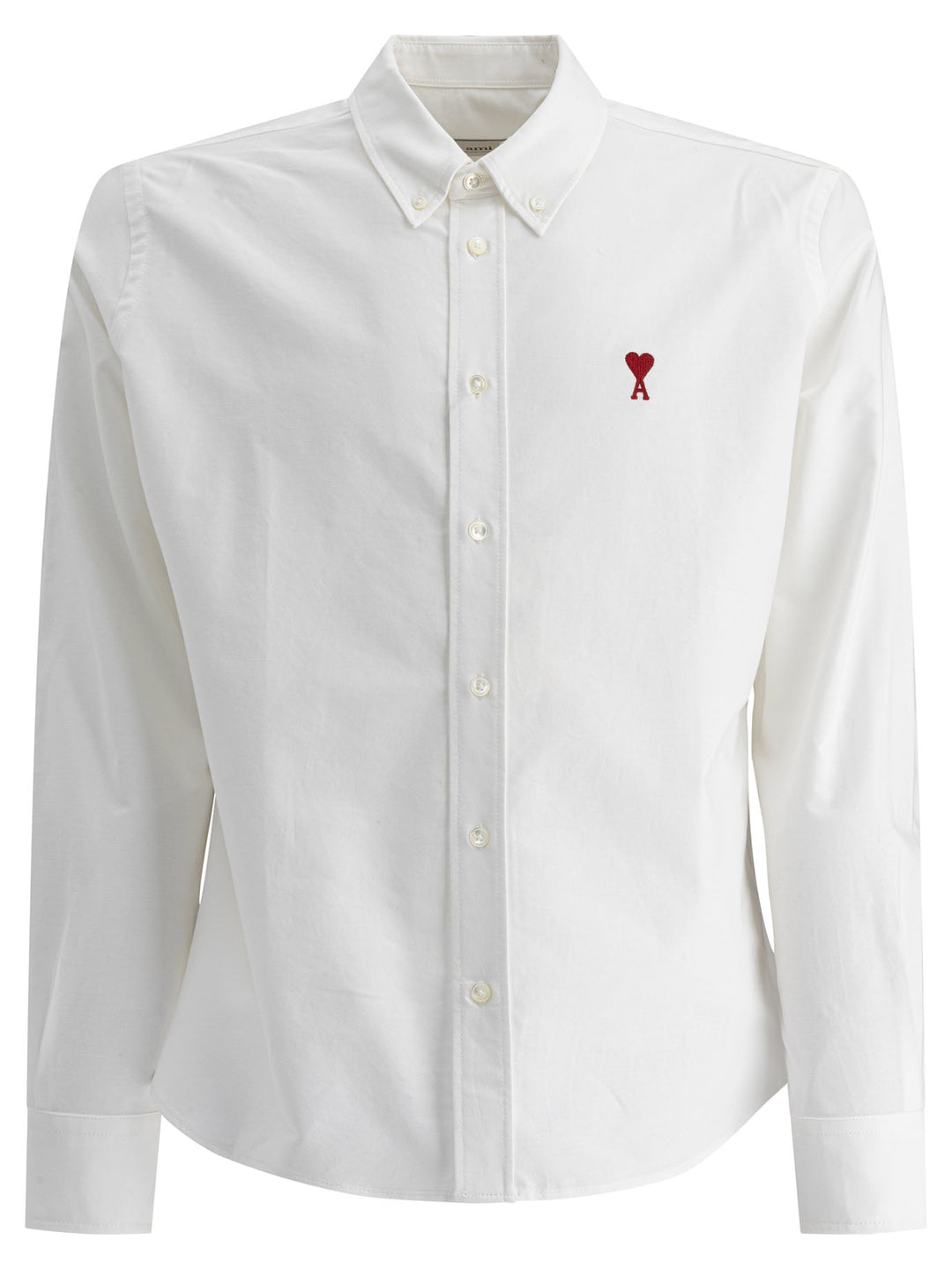 Ami Paris Ami De Coeur Shirts - White | 571912b3984f149f9f41441da21a76438655a155
