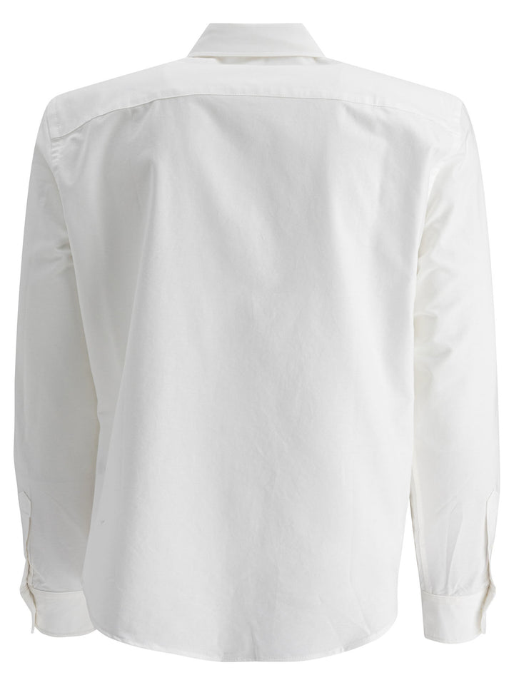 Ami Paris Ami De Coeur Shirts - White | 7644e1aad2a3bb7f088e72c2b02625db405a44a1