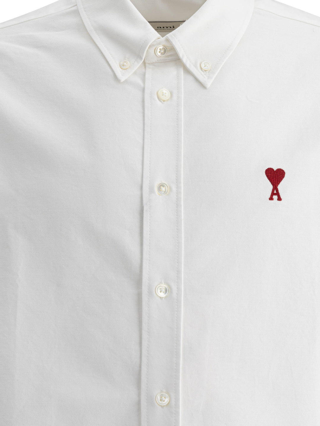 Ami Paris Ami De Coeur Shirts - White | eeaff43f6ad03deb87acbcd718a7b57e35368d78