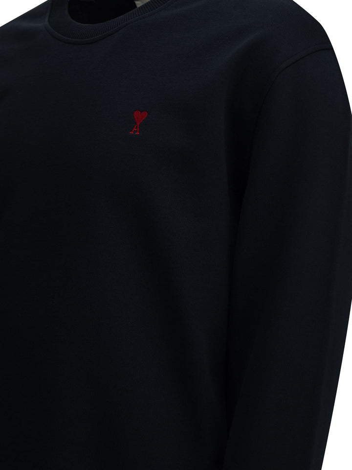 Ami Paris Ami De Coeur Sweatshirts - Blue | 4fdbfbef0ff54bac65c908fec1a42f68520b8dd9