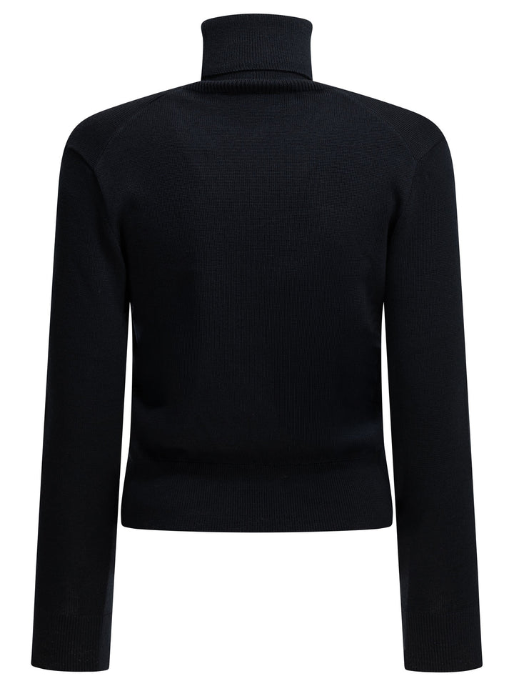 Ami Paris Ami De Coeur Knitwear - Blue | 12c8ce74646c8726bb359889658cf87e76195279