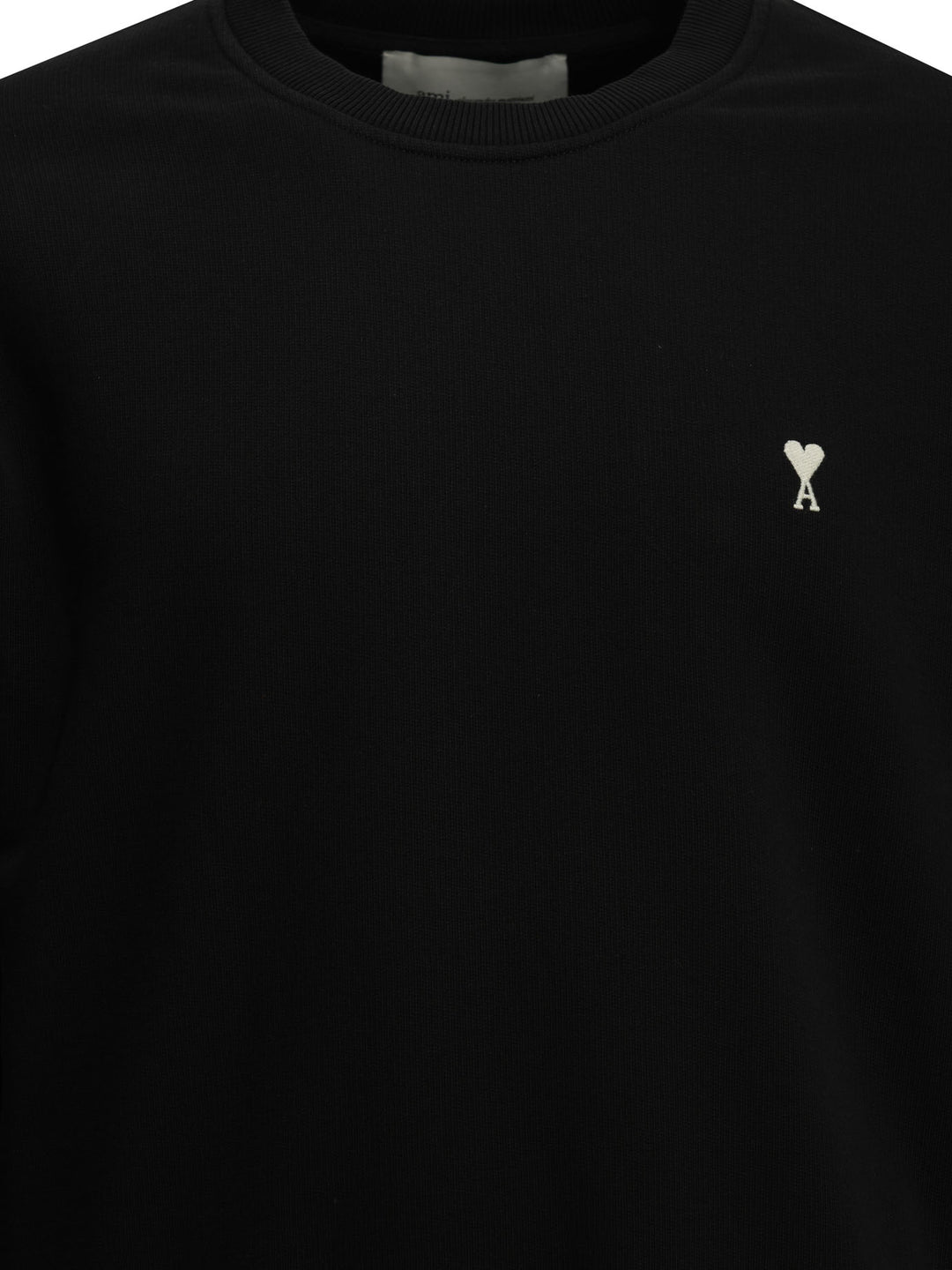 Ami Paris Ami De Coeur Sweatshirts - Black | a48f333e3d7c5cf7531db78f336ee03a7f890943