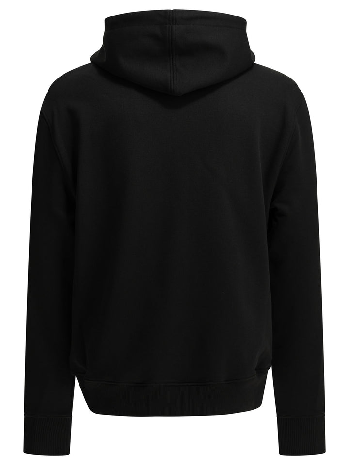 Ami Paris Hoodie With Logo Sweatshirts - Black | 9eb1d1663478ed9e7258adcf5c70208d30afe0f0