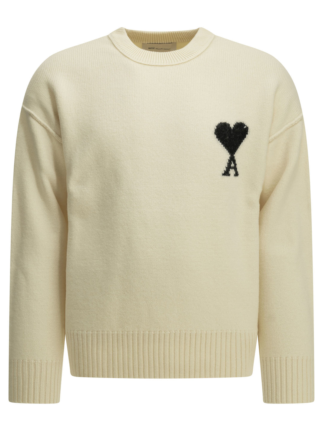 Ami Paris Ami De Coeur Knitwear - White | 83b7fa4a49c7fe32ddc65c847f2be0a24f21f3fb
