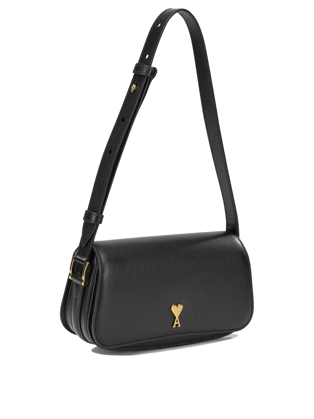 Ami Paris Paris Paris Shoulder Bags - Black | e97bf27f86767ecb478e85c31f828486bbdb3d2c