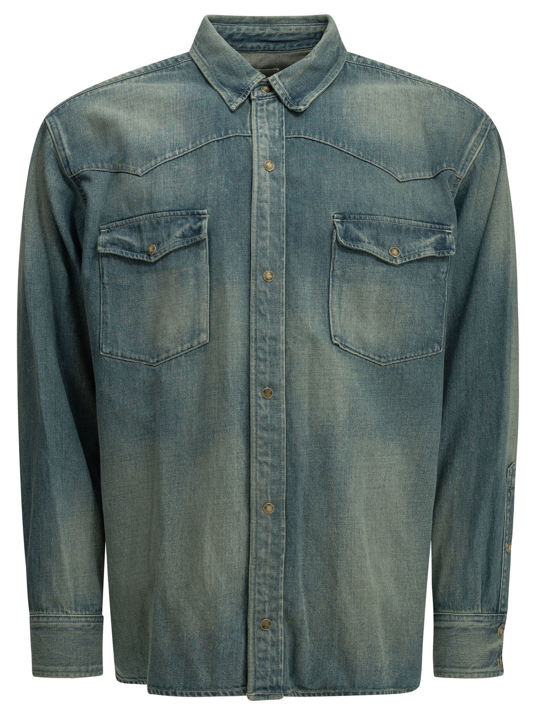 A.Presse Vintage Western Shirts - Light blue | 0435db07de1afce0b7d62ebb65dc16cc80e5200a