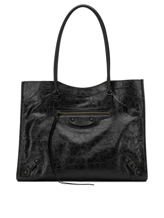 Le City Tote Shoulder Bags Black