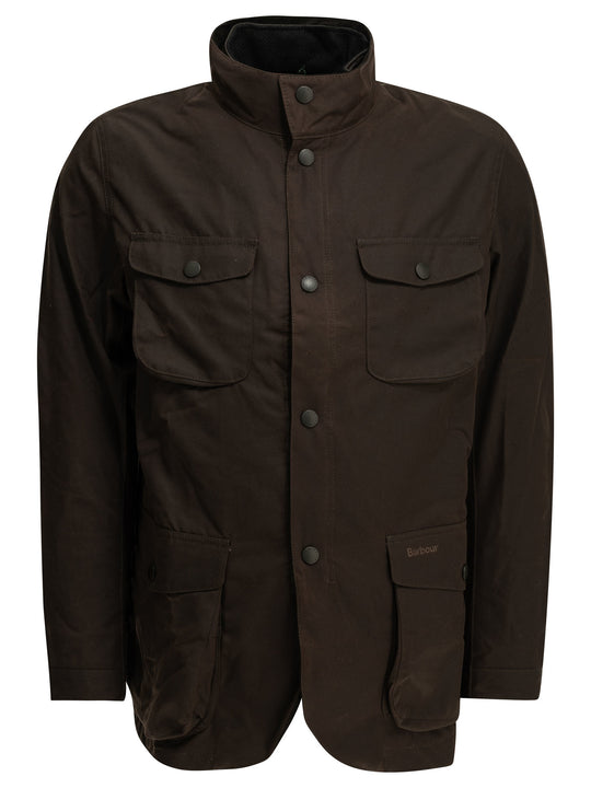 Ogston Wax Jackets And Coats Brown