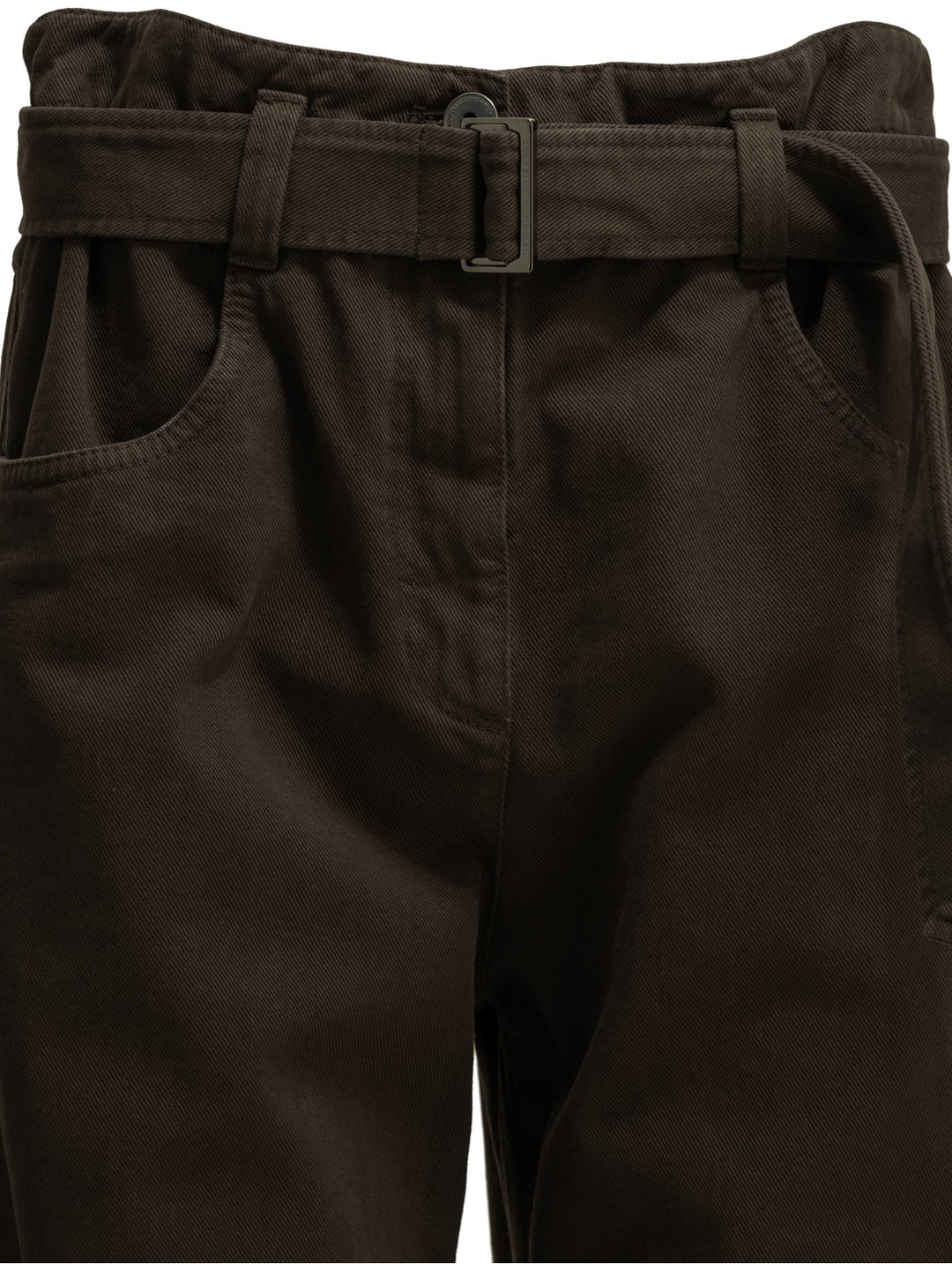 Brunello Cucinelli Wide-Leg Jeans - Brown | f695afcfb79386e8bbe8b44675ca42261dabf6de