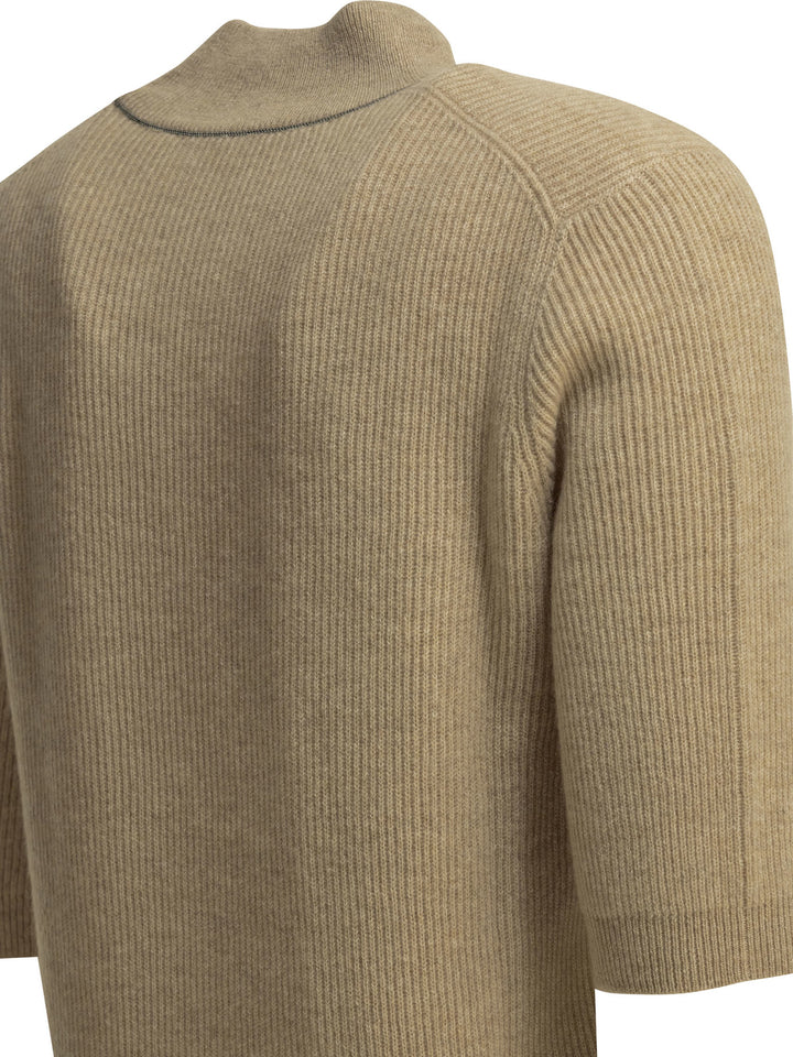 Brunello Cucinelli Cashmere Turtleneck Sweater Knitwear - Beige | c976bc767c96a7eaa9c97f502c3b66319b4cc380