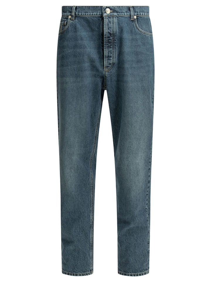 Brunello Cucinelli Straight-Leg Jeans - Blue | 00c81f7eb8248867a9549ea4311656c1b8143d47