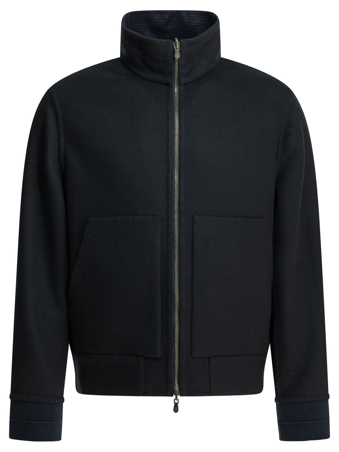 Brunello Cucinelli Cashmere Bomber Jacket Jackets and Coats - Blue | 4669f92b83376242337e126298dcc754123e7d4c