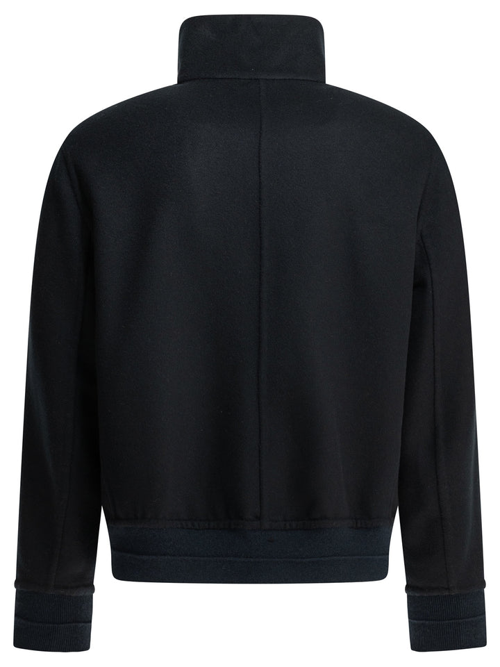 Brunello Cucinelli Cashmere Bomber Jacket Jackets and Coats - Blue | b57d4db0eb7aa60e54c2a9a38b354533927241df