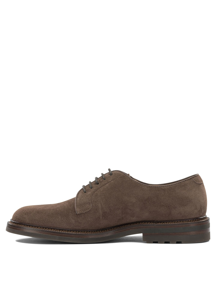 Brunello Cucinelli Suede Brogues Lace-Up shoes - Brown | 090d4e19ab8140ed4a5e7b2b6af3b081942bde8f